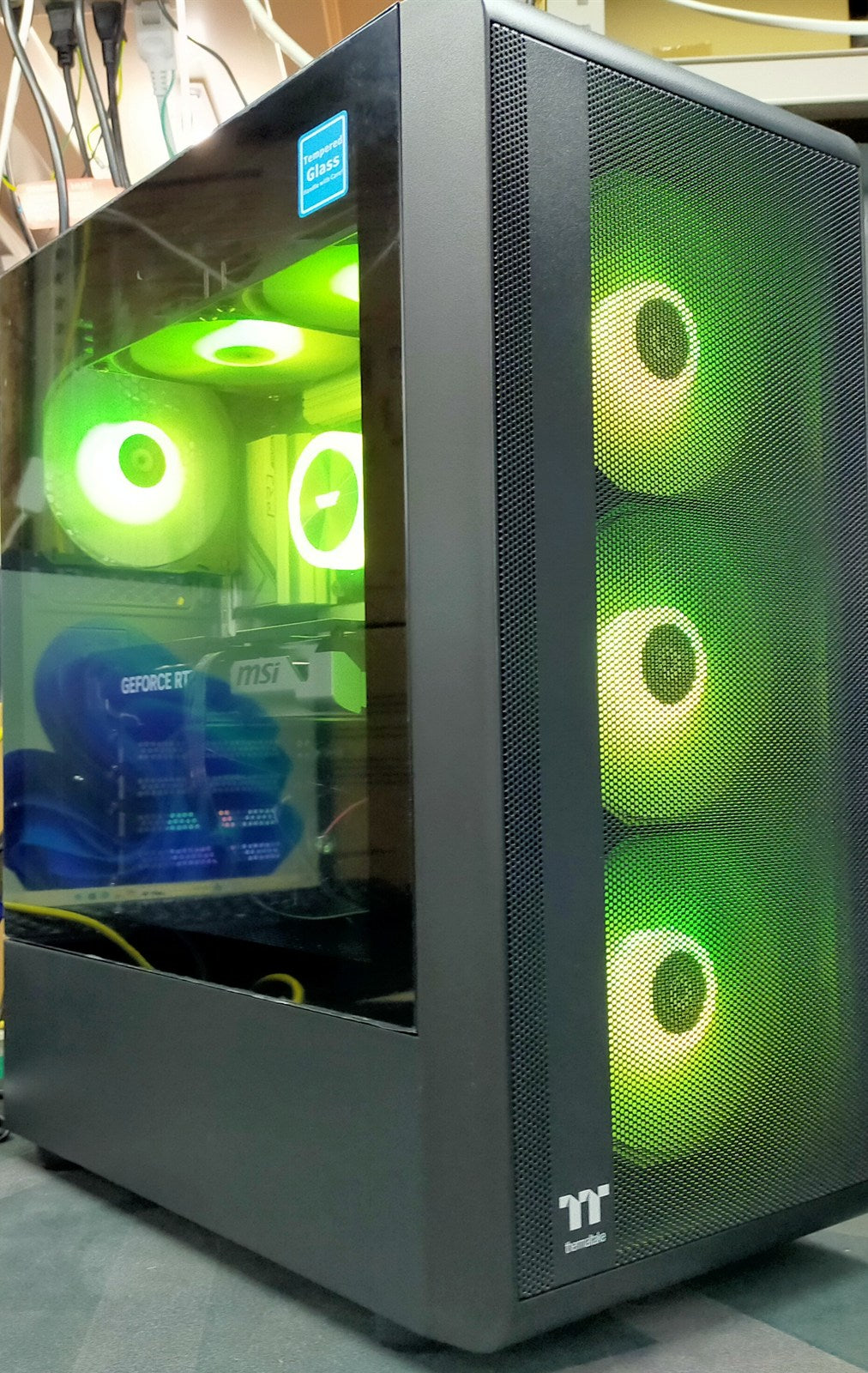 Geame G-StormXi RTX 5060 Ti × Core i7-14700F S200 TG ARGB Plus ブラック