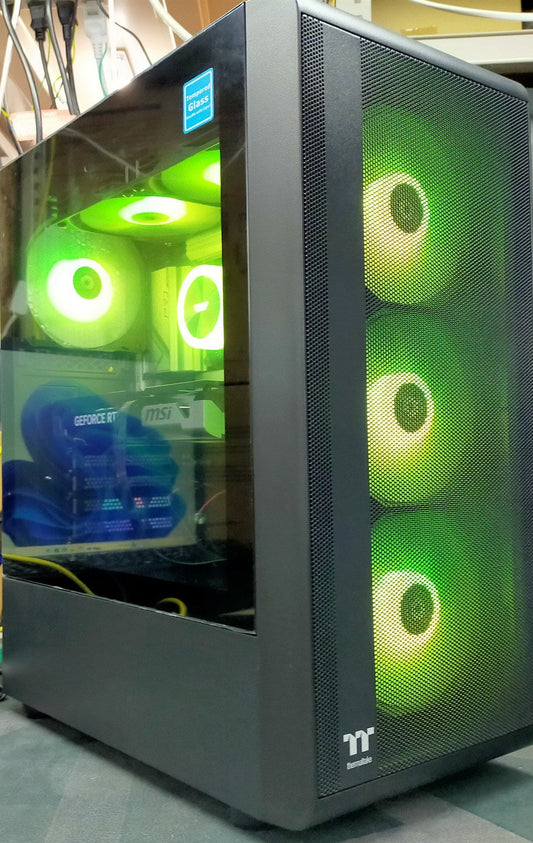 Geame G-StormXi RTX 5060 Ti × Core i7-14700F S200 TG ARGB Plus ブラック