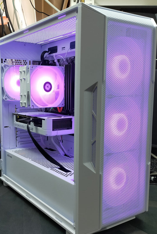 Geame ゲーミングPC RTX 5060 × Ryzen 7 5700X i3Neo ホワイト