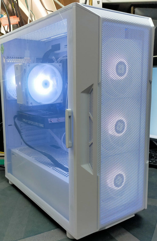 Geame ゲーミングPC RTX 5060 × Ryzen 7 5700X i3Neo ホワイト 本体