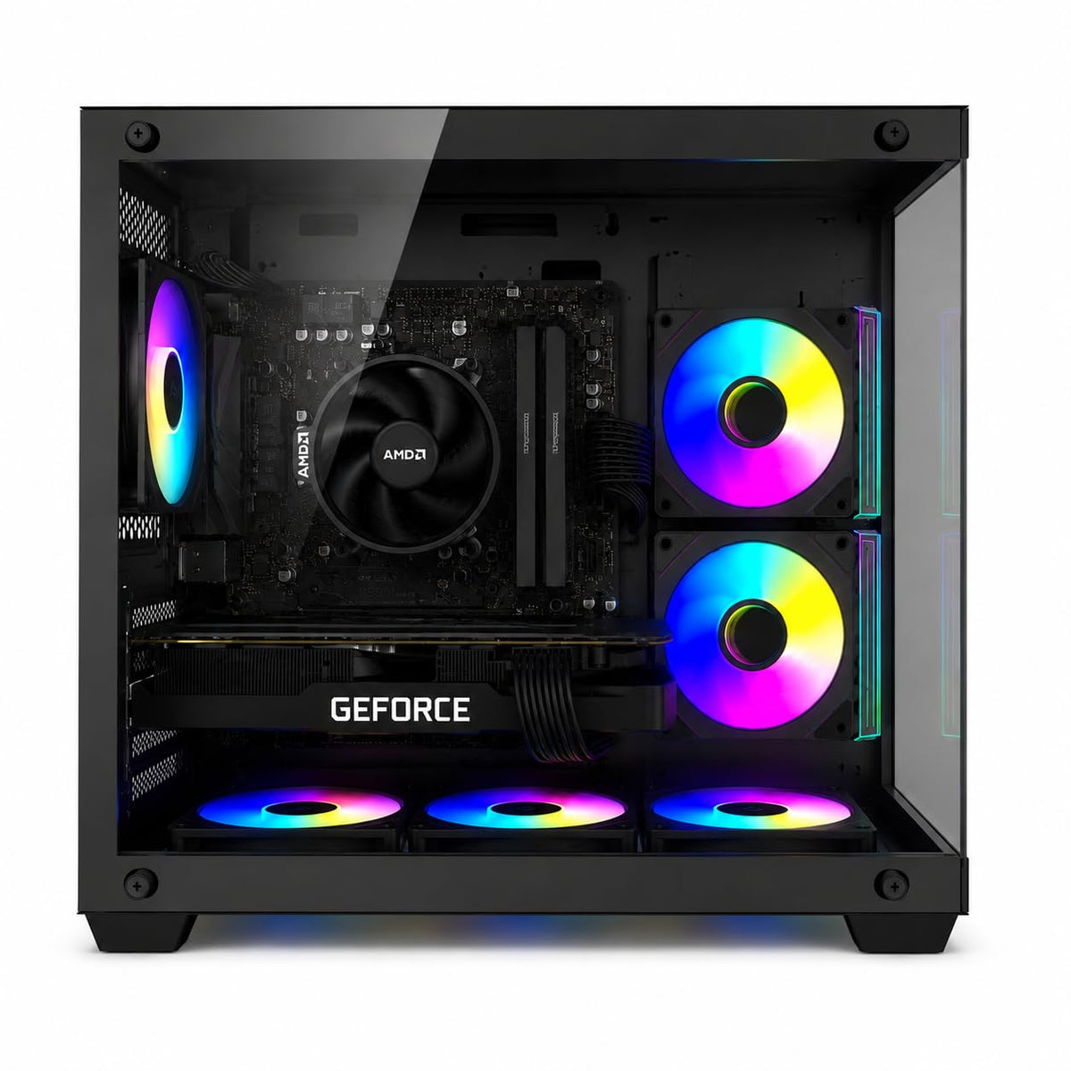 ジーム ゲーミングPC デスクトップ Ryzen 5 3500 RTX 2060 メモリ16GB SSD500GB G-StormCG B275 Pro ブラック B0GZMGJWZR