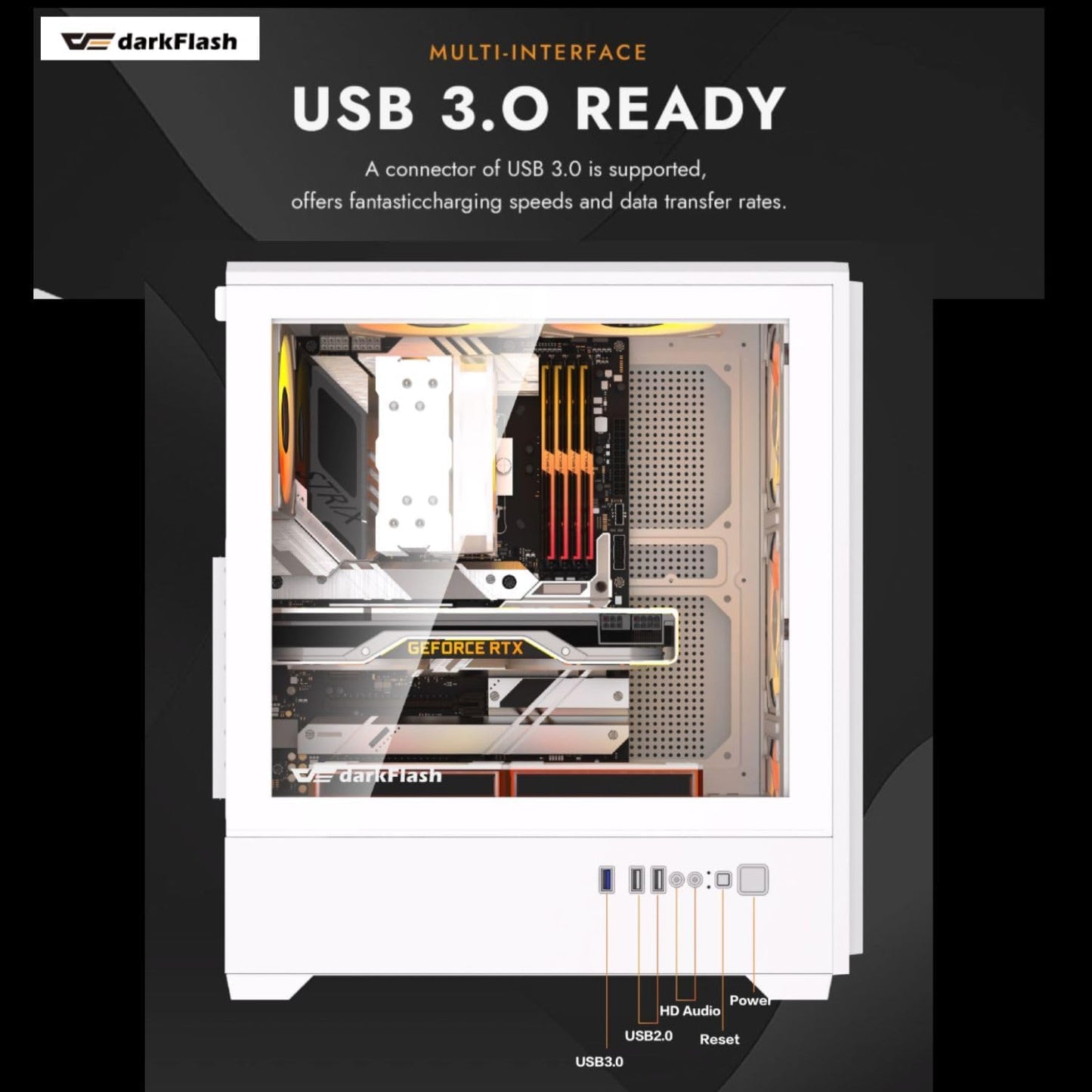 Geame G-StormCG ゲーミングPC｜RTX3060 12G / Ryzen5 5500｜16GB / 500GB [B0GZMFH18Y]