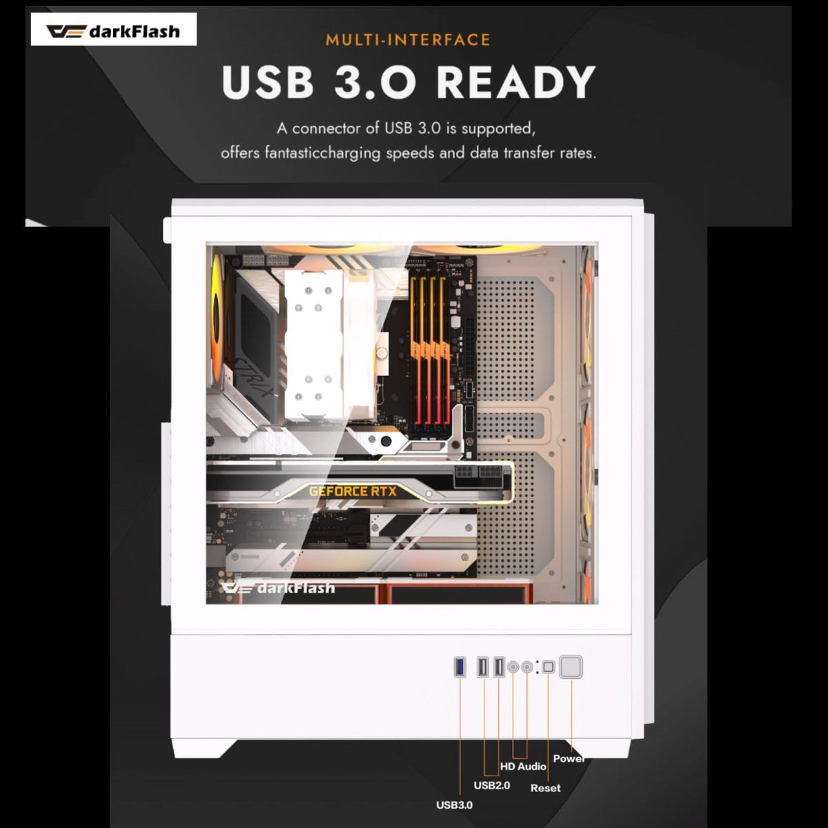 ジーム ゲーミングPC デスクトップ Ryzen 5 3500 RTX 2060 メモリ16GB SSD500GB G-StormCG i3Neo ホワイト B0GZMGZMPH