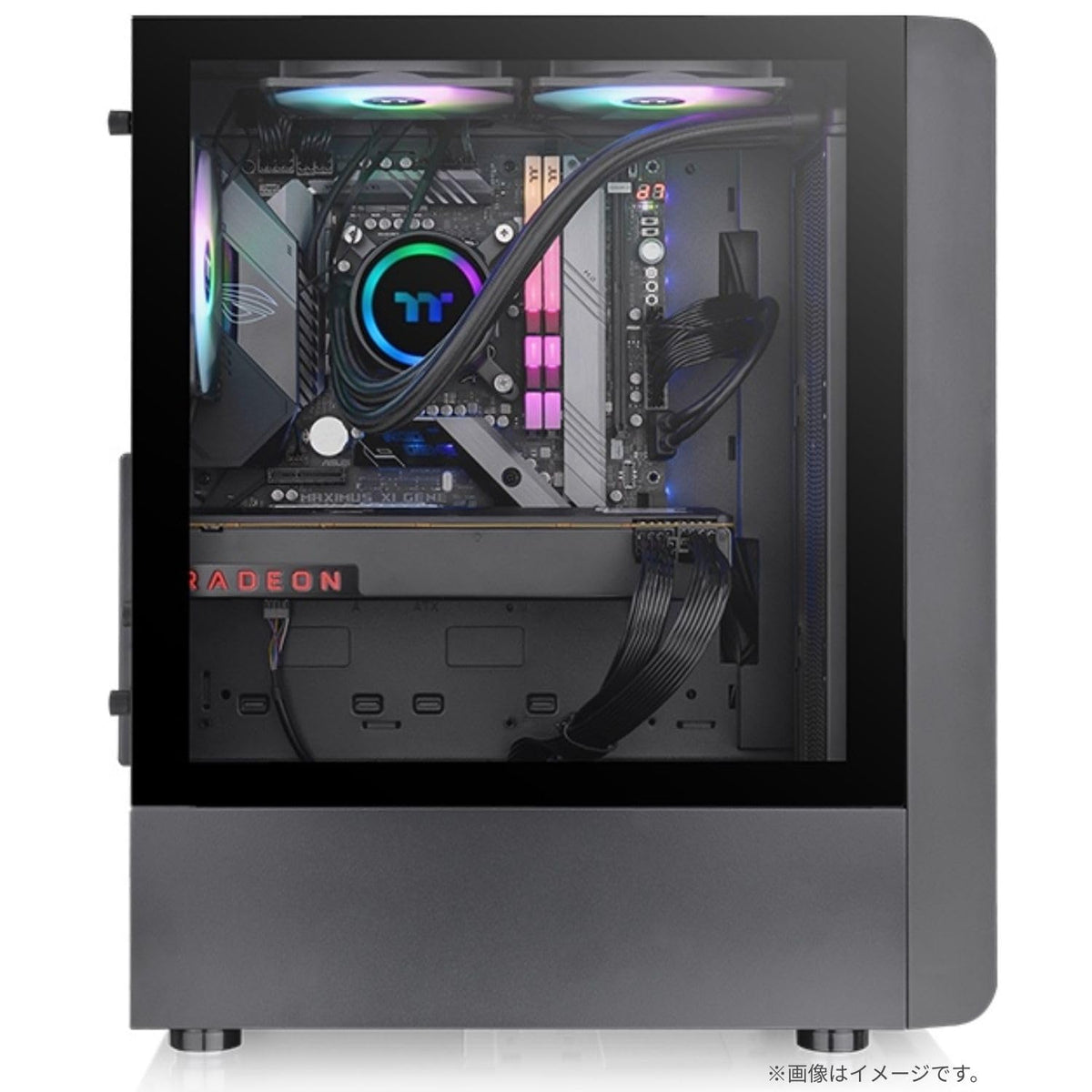 ジーム ゲーミングPC デスクトップ Ryzen 7 5700X RTX 5060 Ti メモリ32GB SSD1TB G-StormXa S200 TG ARGB Plus ブラック B0FBM4GZ1Y