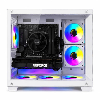 ジーム ゲーミングPC デスクトップ Ryzen 5 3500 RTX 2060 メモリ16GB SSD500GB G-StormCG B275 Pro ホワイト B0GZMFJVT7