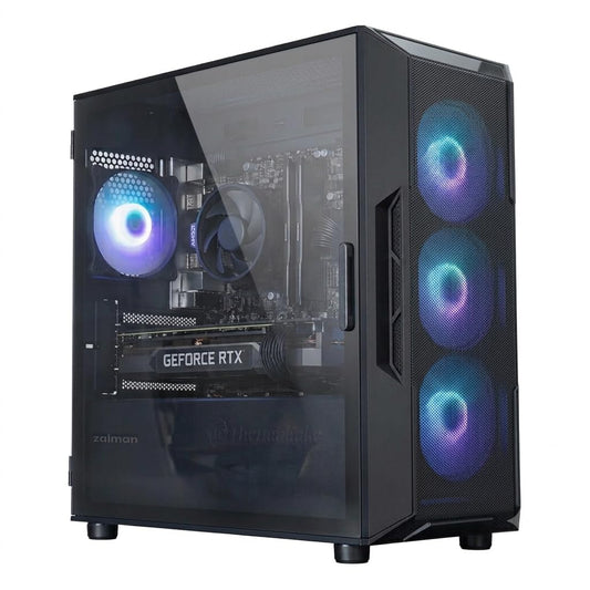 ジーム ゲーミングPC デスクトップ Ryzen 7 5700X RTX 5060 メモリ32GB SSD1.0TB i3Neo ブラック B0HBJGPPPR