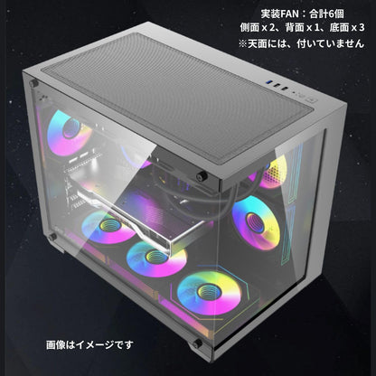 ジーム ゲーミングPC デスクトップ Ryzen 5 3500 RTX 2060 メモリ16GB SSD500GB G-StormCG B275 Pro ブラック B0GZMGJWZR