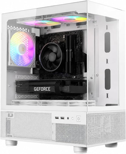 Geame ジーム ゲーミングPC｜RTX 5060 / Ryzen 7 5700X｜Windows 11｜CX200M ホワイト｜白ケース