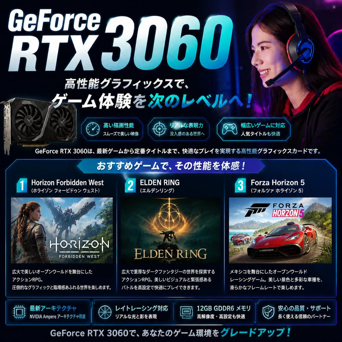 ジーム ゲーミングPC デスクトップ Ryzen 5 5500 RTX 3060 12G メモリ16GB SSD500GB G-StormCG B275 Pro ホワイト B0GZMHQTS7