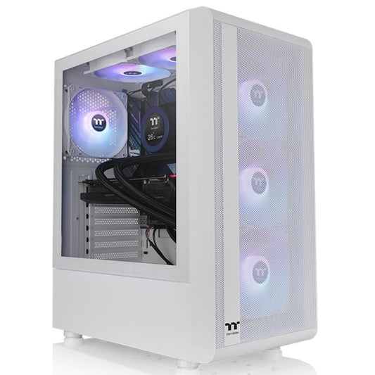 ジーム ゲーミングPC デスクトップ Ryzen 5 5500 RTX 5060 メモリ32GB SSD1.0TB G-StormXa S200 TG ARGB Plus ホワイト B0FBM1THS5