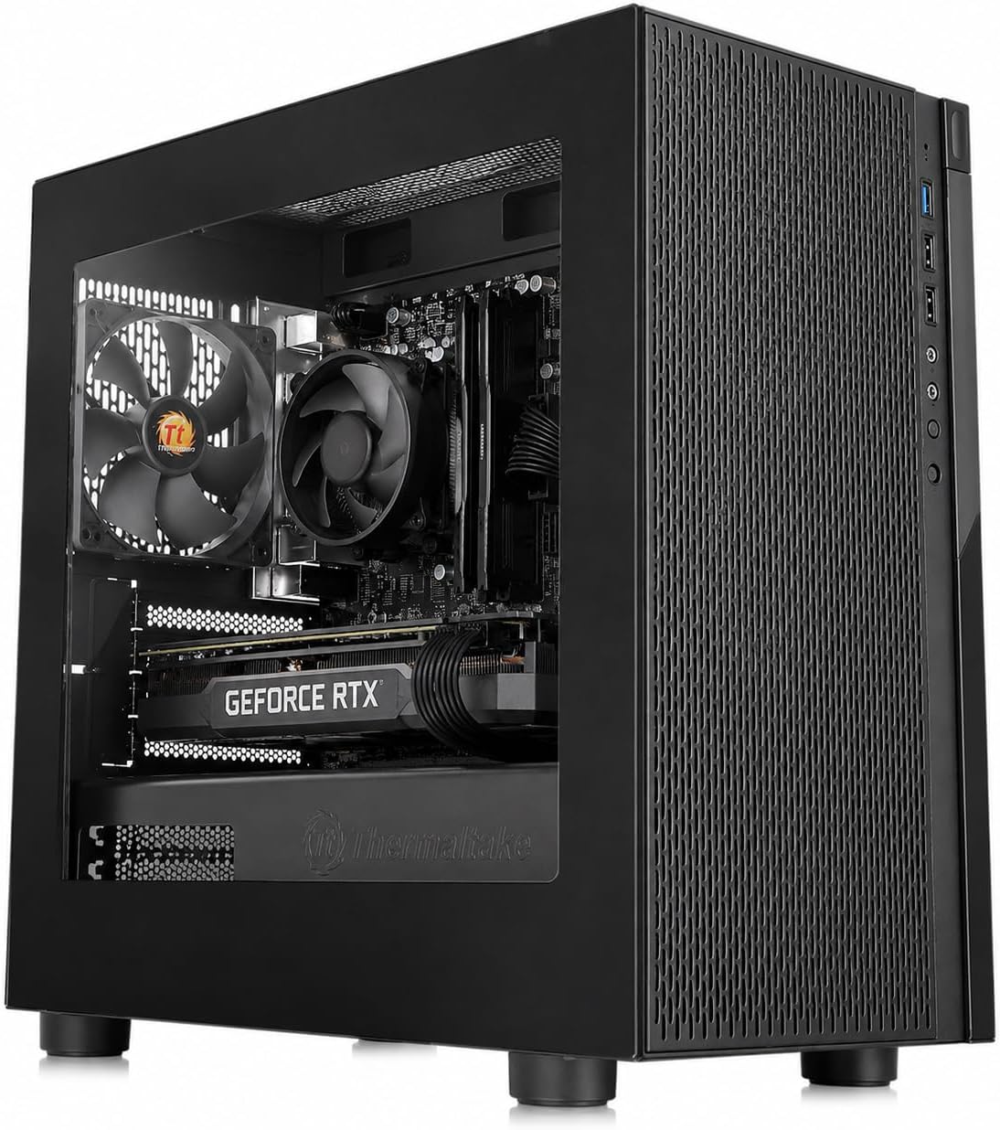 Geame ジーム ゲーミングPC｜RTX 5060 / Ryzen 7 5700X｜Windows 11｜H18 ブラック｜黒ケース