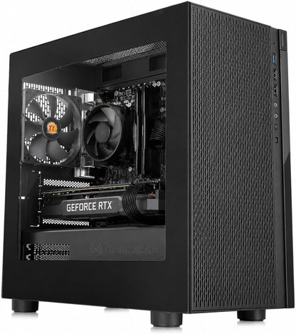 Geame ジーム ゲーミングPC｜RTX 5060 / Ryzen 7 5700X｜Windows 11｜H18 ブラック｜黒ケース