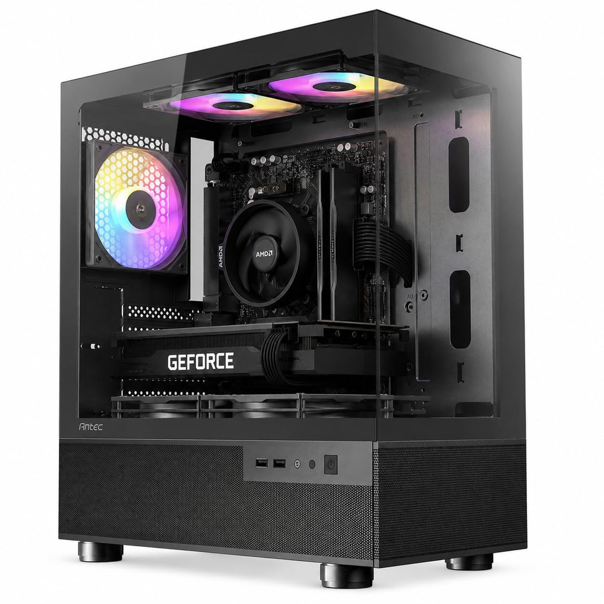ジーム ゲーミングPC デスクトップ Ryzen 7 5700X RTX 5060 メモリ16GB SSD2.0TB CX200M ブラック B0H7R9XNP1