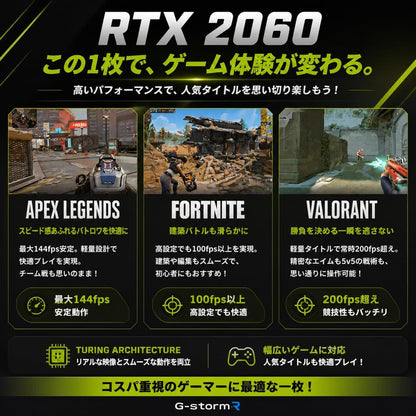 ジーム ゲーミングPC デスクトップ Ryzen 5 5500 RTX 2060 メモリ16GB SSD512GB 超小型 DeskMeet X300 ブラック B0HJLPP5SJ