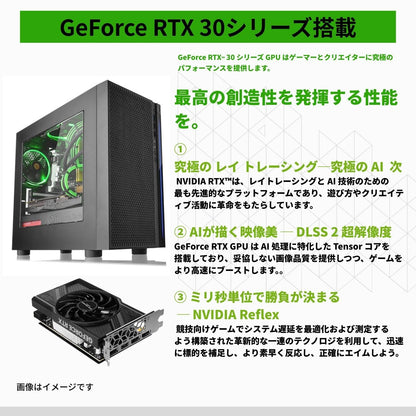 ジーム ゲーミングPC デスクトップ Ryzen 5 4500 RTX 3050 メモリ16GB SSD500GB G-StormXa H18 ブラック RGBファン付 B0FNWQDLGG