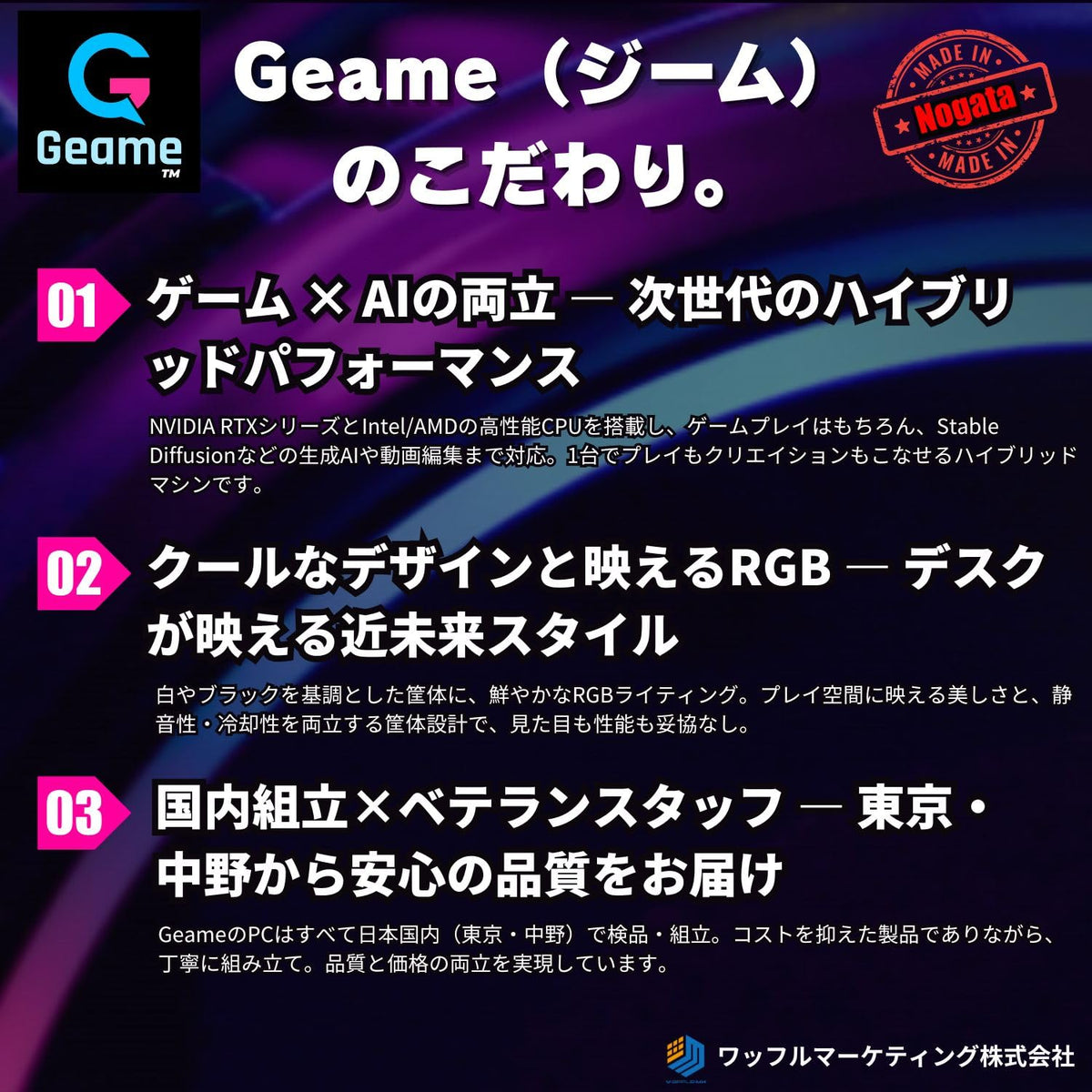 ジーム ゲーミングPC デスクトップ Core i7-14700F RTX 5060 メモリ32GB SSD1.0TB G-StormXi P20C ブラック B0FBM43NNG