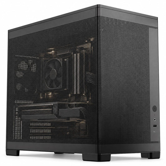 ジーム ゲーミングPC デスクトップ Ryzen 7 5700X RTX 5060 メモリ32GB SSD2.0TB MiniArt 4 ブラック B0HJ89R4Y2